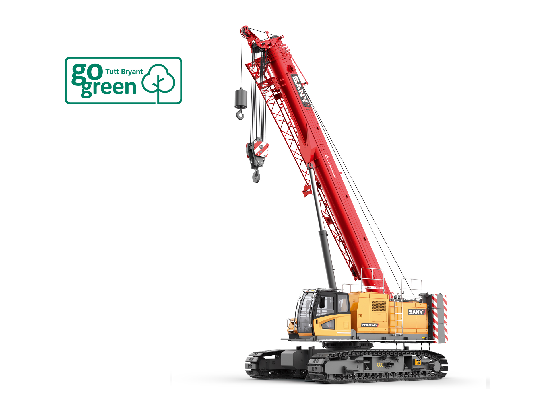 Tutt Bryant Go Green Sany Electric SCE800TB-EV Crane