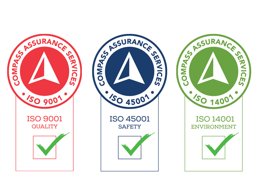 Tutt Bryant ISO Certified ISO 90001 Quality, ISO 45001 Safety, ISO 14001 Environment