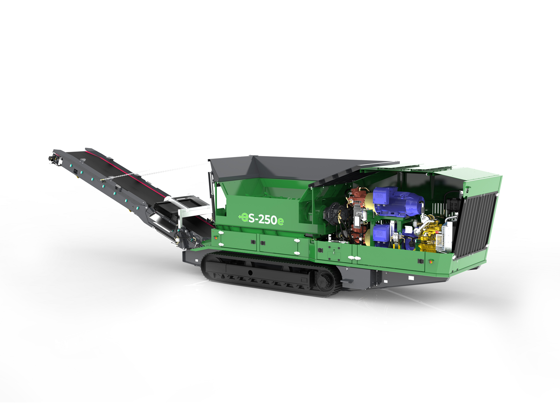 McCloskey Environmental ES-250e electric-powered shredder Tutt Bryant